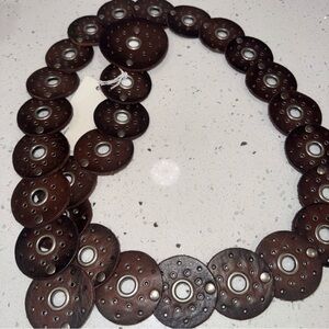 Brown Leather Belt Women's Size L American Eagle New :It’s A Cinch …